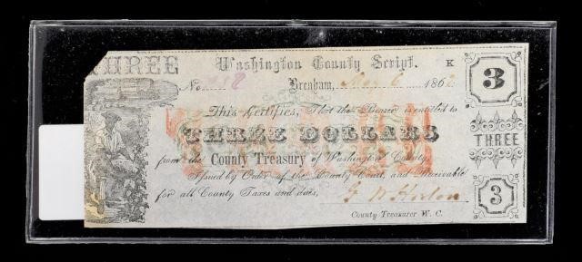 TEXAS CIVIL WAR WASHINGTON CNTY