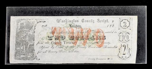 TEXAS CIVIL WAR WASHINGTON CNTY