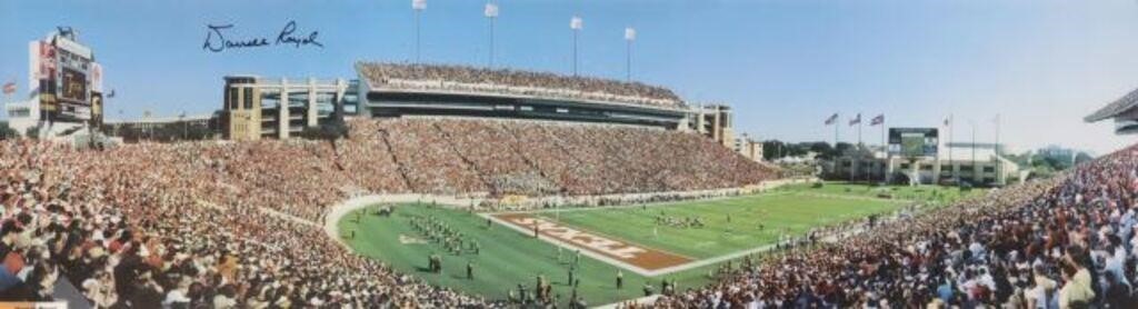 TEXAS DKR STADIUM PHOTO SIGNED