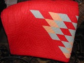 "Texas Star"-Patterned Quilt,