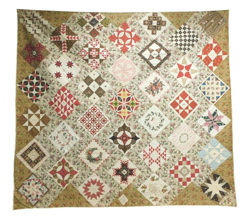 TEXTILE: ALBUM QUILT WITH