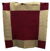 TEXTILE: AMISH/ QUAKER QUILT,