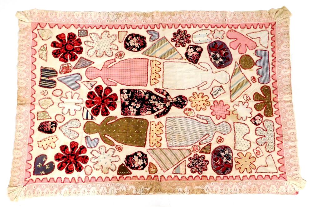 TEXTILE: APPLIQUé PANEL, ENGLISH,