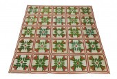 TEXTILE: APPLIQUE QUILT IN TUR