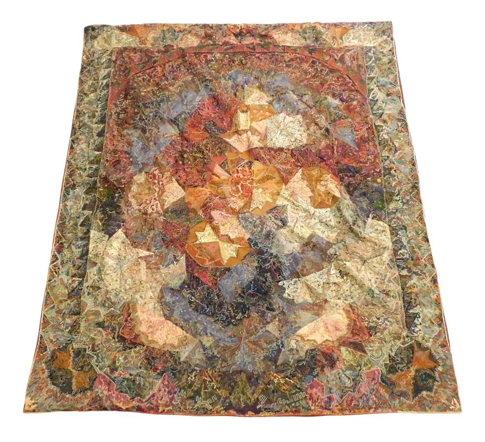TEXTILE: CRAZY QUILT WITH FINE