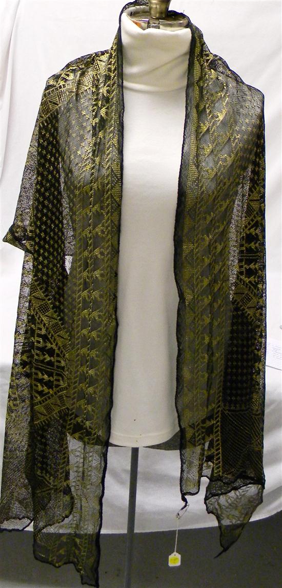 TEXTILE: Egyptian metal decorated