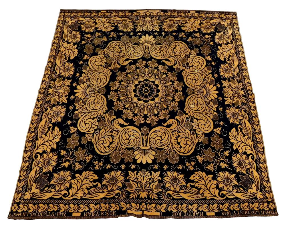 TEXTILE: MID-19TH C. NAVY AND