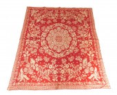 TEXTILE: MID-19TH C. RED AND C