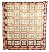 TEXTILE: PIECED CALICO COTTON