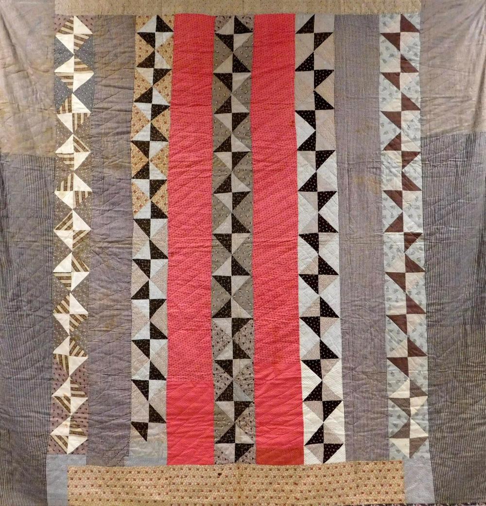 TEXTILE: PIECED COTTON PATCHWORK