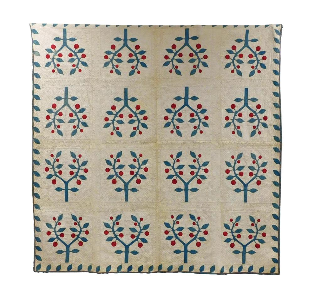 TEXTILE: QUILT, C. 1840 - 1860,