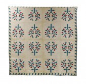 TEXTILE: QUILT, C. 1840 - 1860