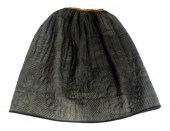 TEXTILE: QUILTED PETTICOAT, C.