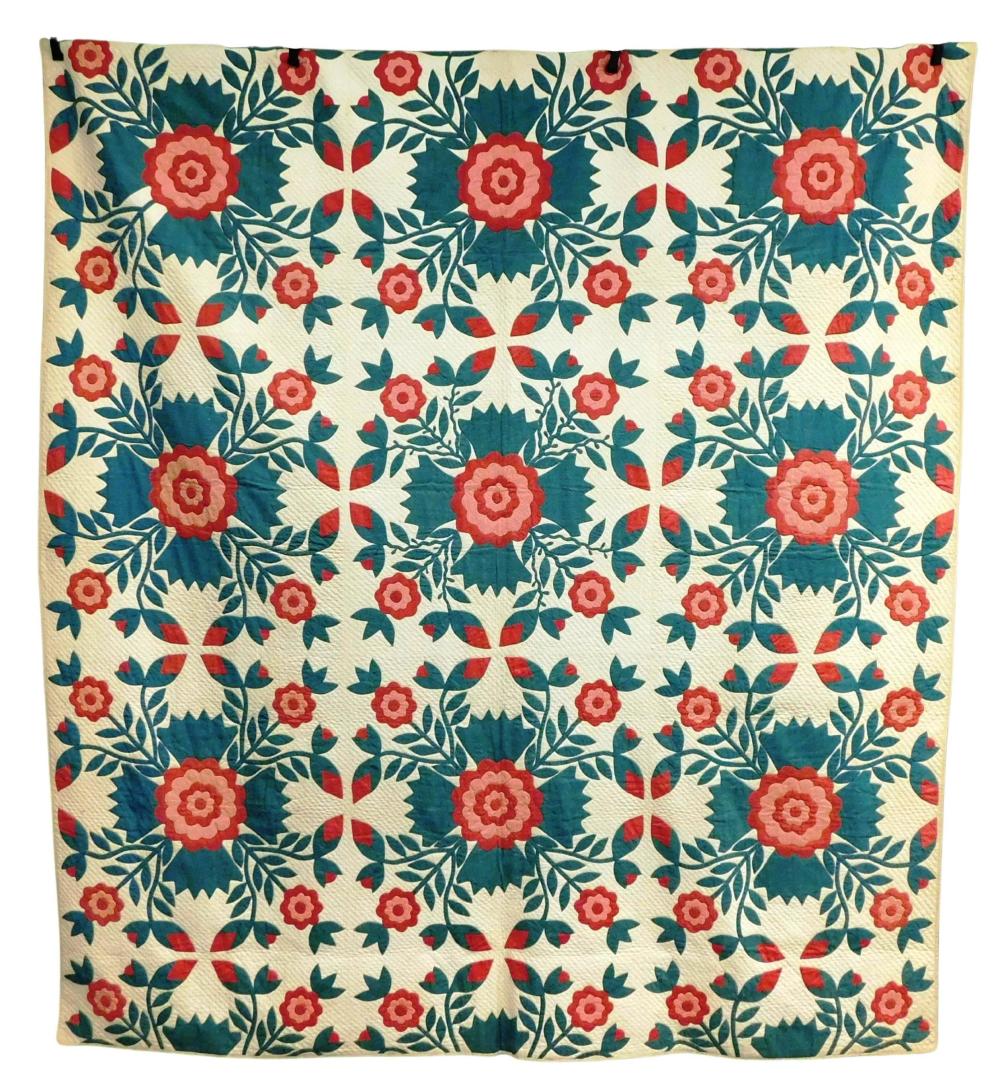 TEXTILE: RED AND BLUE (ORIGINALLY