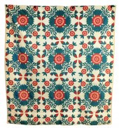 TEXTILE: RED AND BLUE (ORIGINA