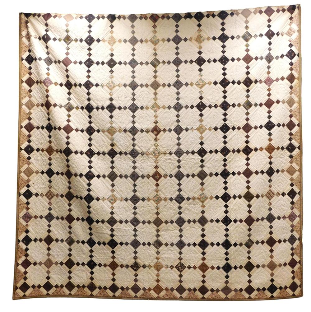 TEXTILE: UNEVEN NINE PATCH COTTON