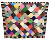 TEXTILE: VICTORIAN LOG CABIN S