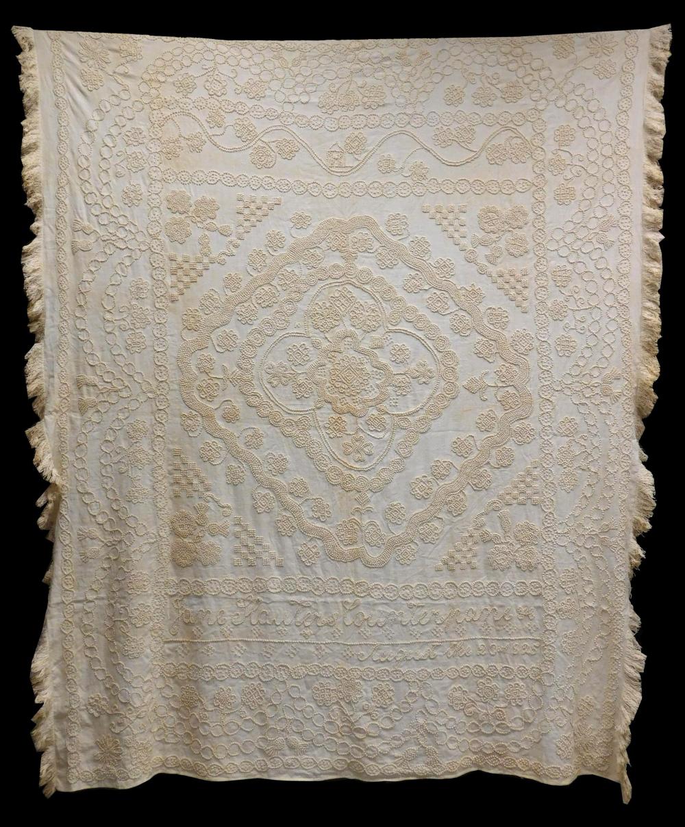 TEXTILE: WHITEWORK ("CANDLEWICK")