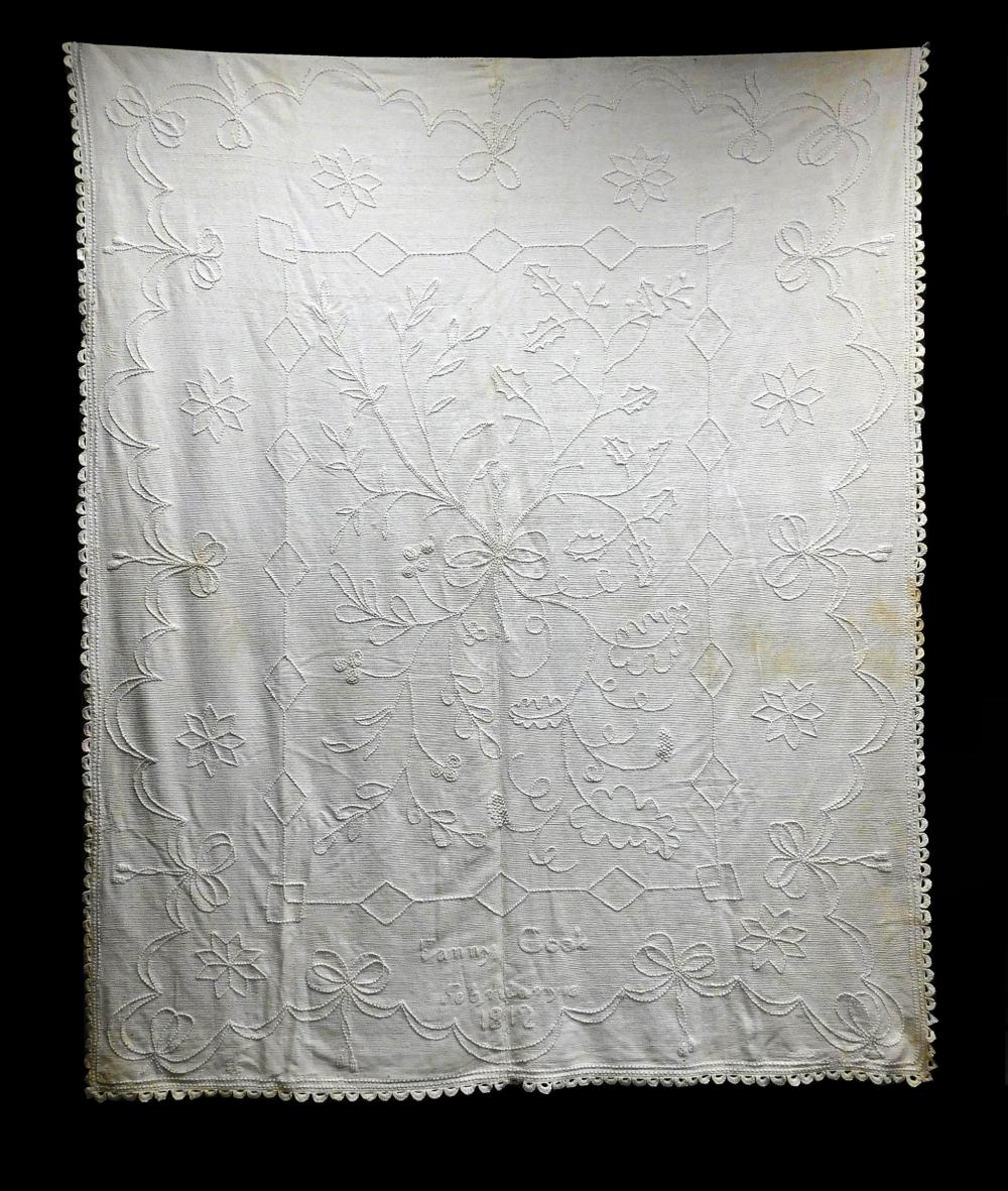 TEXTILE: WHITEWORK ("CANDLEWICK")
