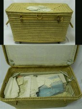 TEXTILES: 1903 baby's travelin