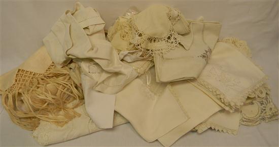 TEXTILES: An assortment of linens
