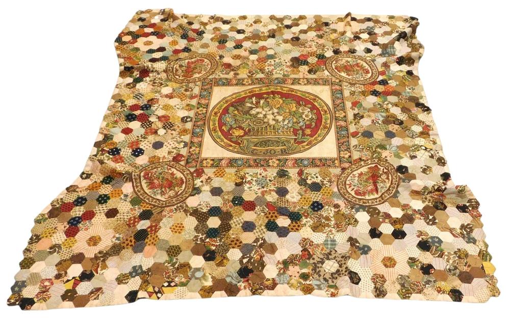 TEXTILES: CENTER MEDALLION COTTON
