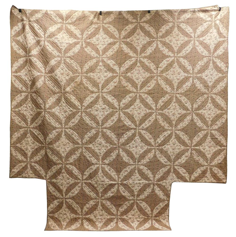 TEXTILES: PIECED COTTON CALICO IN