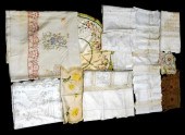 TEXTILES: TABLE LINENS WITH DR