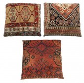 TEXTILES: THREE LARGE RUG FRAG