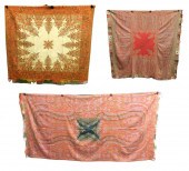 TEXTILES: THREE PAISLEY SHAWLS