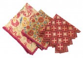TEXTILES: THREE PIECES OF EMBR