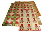 TEXTILES: THREE VINTAGE COTTON