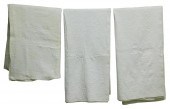 TEXTILES: THREE WHITE WORK WHO