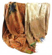 TEXTILES: TWO 19TH C. PAISLEY