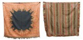 TEXTILES: TWO PAISLEY SHAWLS: