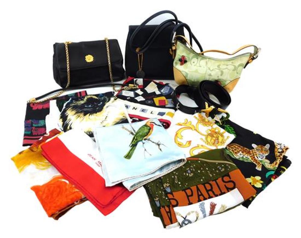 TEXTILES: VINTAGE CHANEL, COACH,