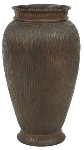 TEXTURED COPPER FLOOR VASE UMBRELLA