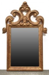TEXTURED GILTWOOD FRAMED BEVEL