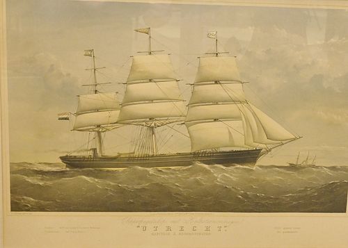 T.G. DUTTON, "UTRECHT - CLIPPER