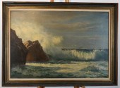 T.H. BRANDT: BREAKERS - OIL ON