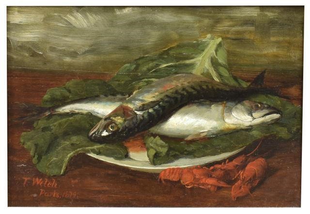 THADDEUS WELCH (1844-1919) FISH &