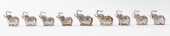 THAI .900 SILVER ELEPHANT BETE
