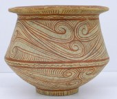 Thai Ban Chiang Decorated Flar