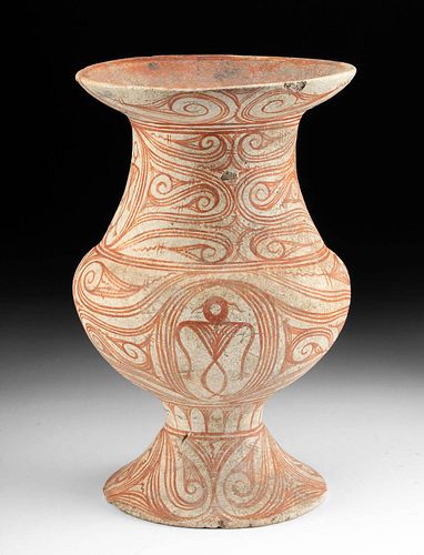 THAI BAN CHIANG PEDESTAL VESSEL