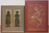 THAI BAS RELIEF FIGURE OF A DA