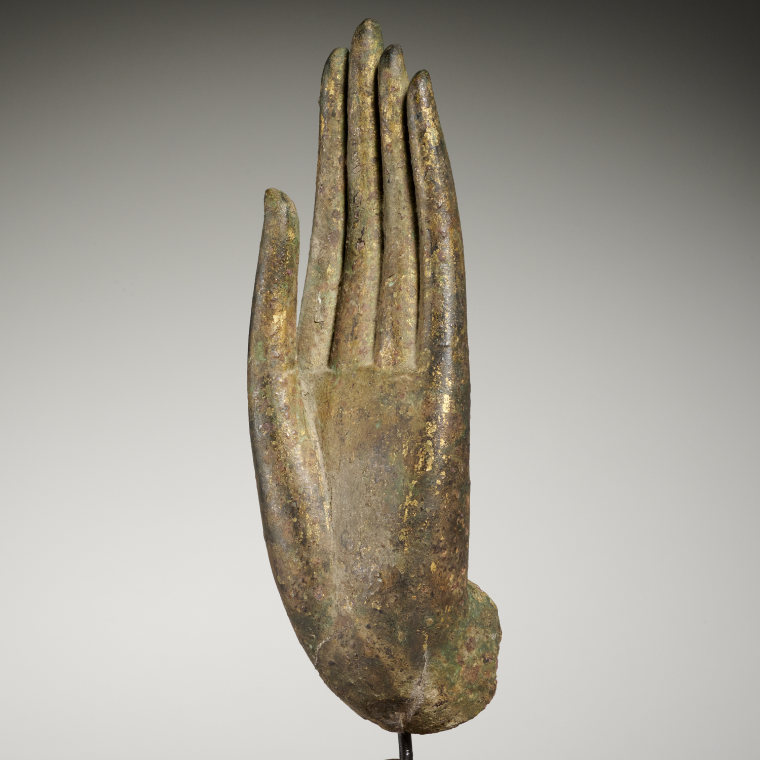 THAI BRONZE BUDDHA HAND Likely