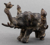 THAI BRONZE ERAWAN 3-HEADED EL
