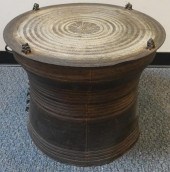 THAI BRONZE FROG RAIN DRUM, 20