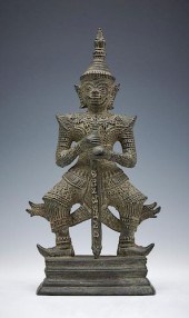THAI BRONZE HANUMAN FIGUREThai