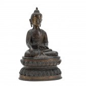 THAI BRONZE SEATED MEDICINE BU